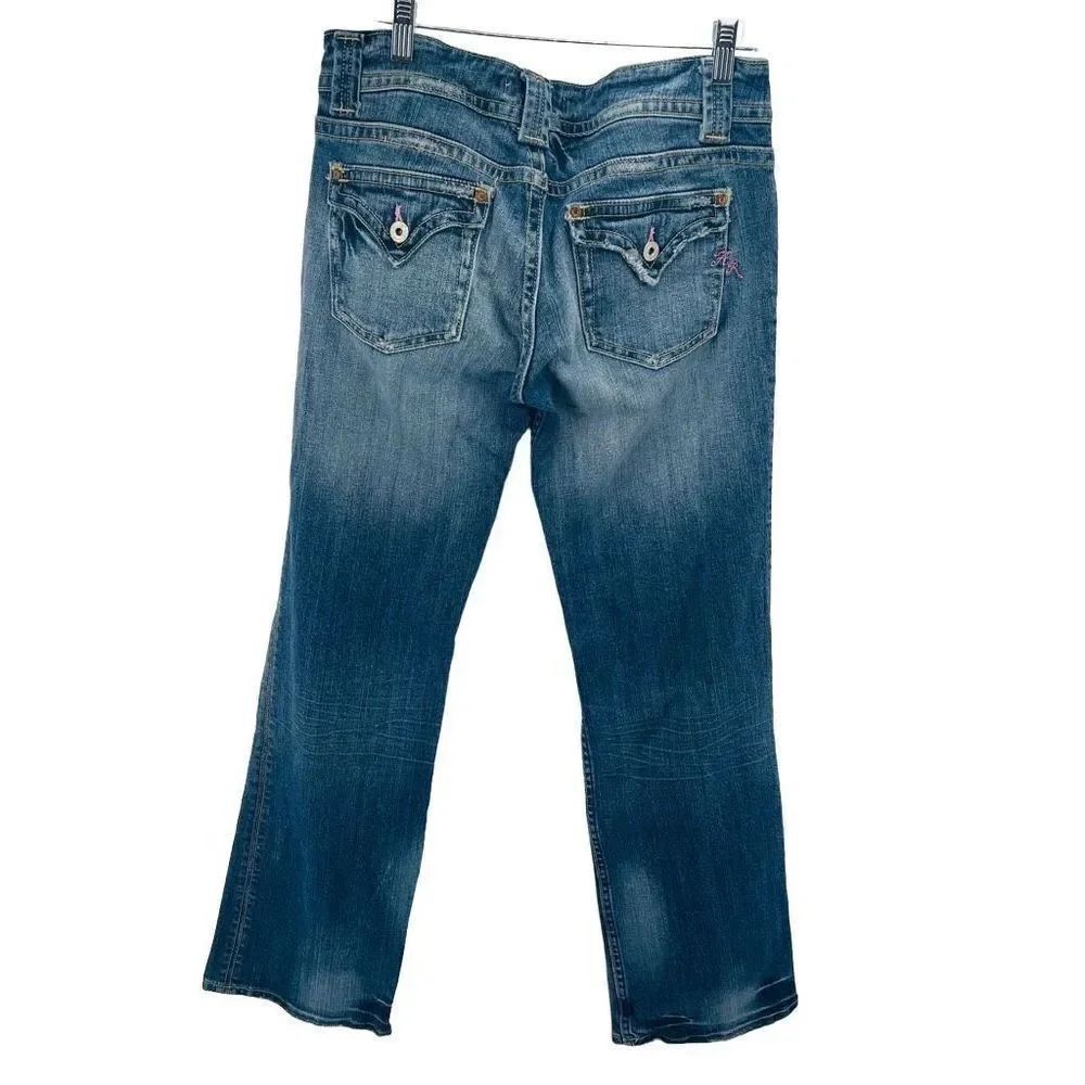 American Republic 1507 Women's Jeans Mid Rise Straight Leg Denim Size 30 - Picture 5 of 12